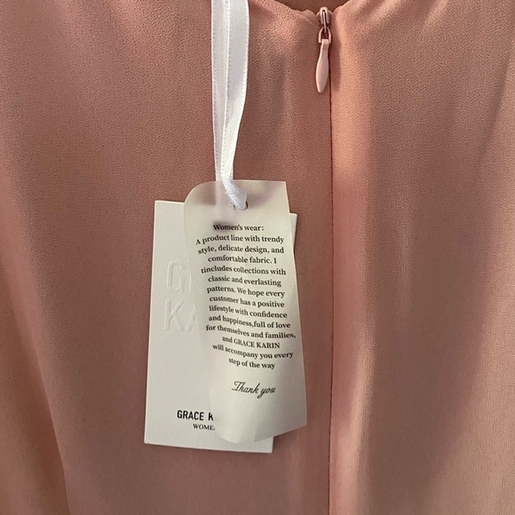 NWT GRACE KAREN Chiffon Dress, elegant for Cocktail Party or Wedding size XL - Picture 6 of 11